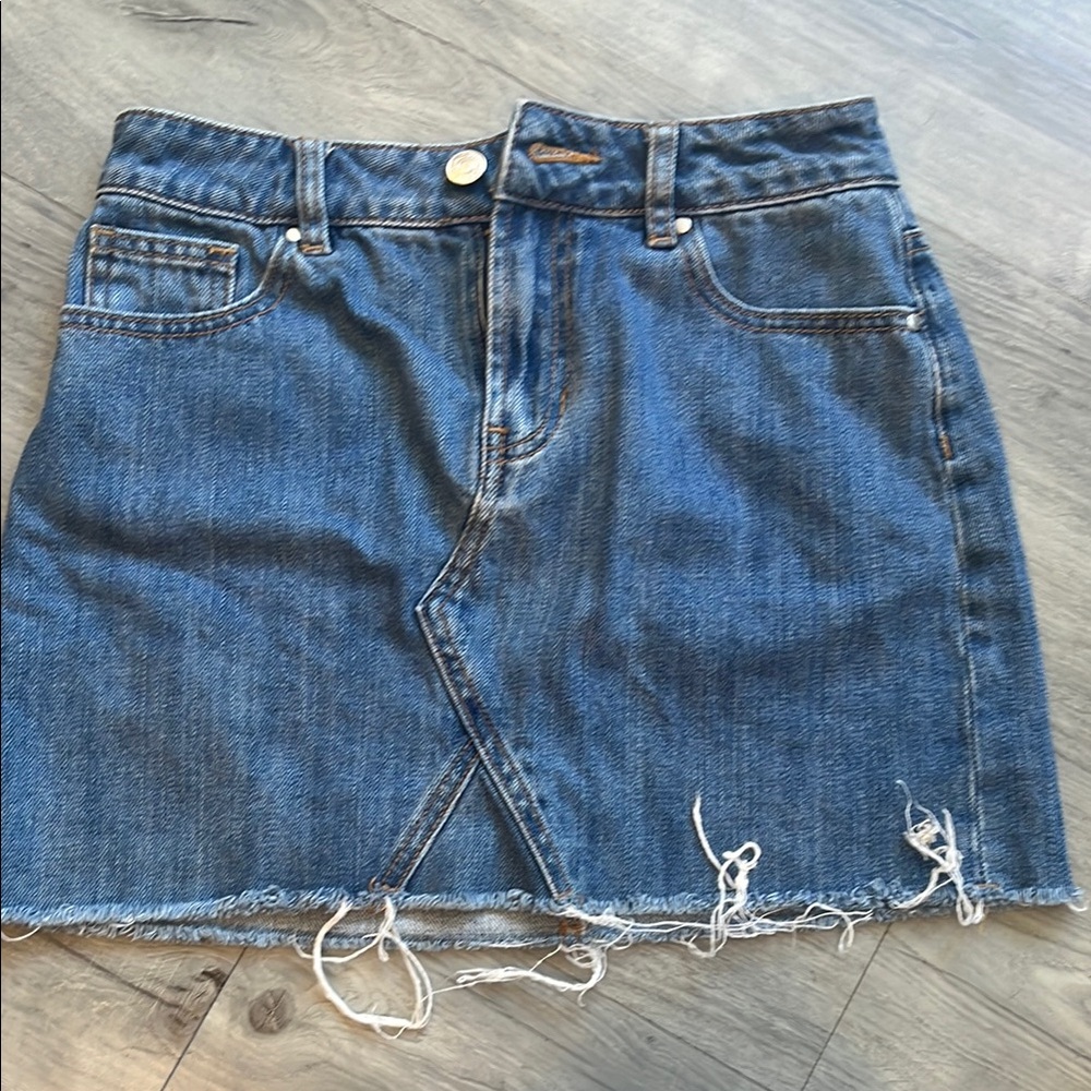 Pac Sun Denim Blue Skirt